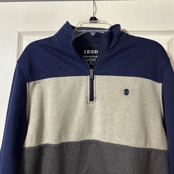 Mens IZOD Advantage Performance Long Sleeved Pullover - Picture 2 of 14